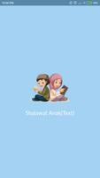 Shalawat Anak (صلوات) Text! الملصق