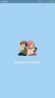 Shalawat Anak (صلوات) Text! Affiche