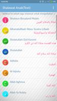Shalawat Anak (صلوات) Text! تصوير الشاشة 1