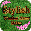 Stylish wooden name maker APK