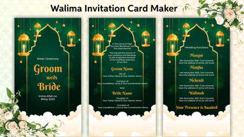Muslim Wedding Card Maker 2024 capture d'écran 1