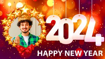 New Year Photo Frame 2024 Affiche