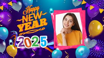 New Year Photo Frame 2025 poster