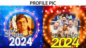 New Year Photo Frame 2024 imagem de tela 1