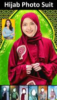 Hijab Women Photo Suit Affiche