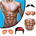 Man Abs Editor: Men Six pack,  icon