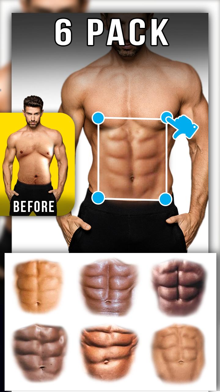 Man Abs Editor: Men Six pack, Eight pack man style for Android - APK  Download