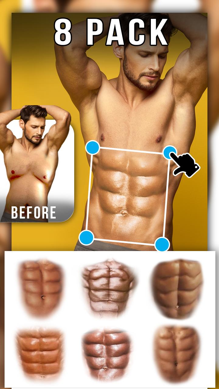 Man Abs Editor Men Six Pack Eight Pack Man Style For - six pack roblox abs