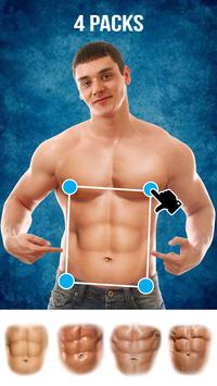 Man Abs Editor: Men Six pack, Eight pack man style 截图 6