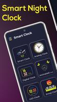 Smart Night Clock Lock Screen Affiche