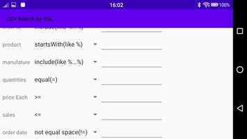 CSV File Search Viewer(by SQL and keyword) Affiche