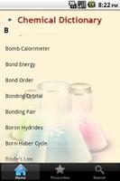 Chemical Dictionary captura de pantalla 2
