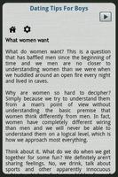 Dating Tips For Boys تصوير الشاشة 2