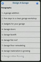 Design A Garage capture d'écran 1