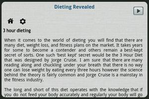 3 Schermata Dieting Revealed