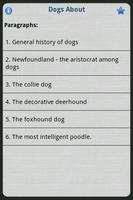 1 Schermata Dogs About