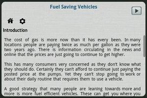 Fuel Saving Vehicles Screenshot 3