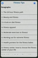 Fitness Tips 截图 1