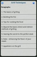 Grill Techniques screenshot 1
