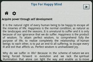 Tips For Happy Mind imagem de tela 3