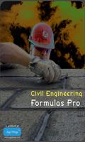 Civil Engineering Formulas plakat