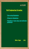 Civil Engineering Formulas اسکرین شاٹ 1