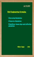 Civil Engineering Formulas captura de pantalla 1