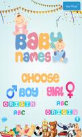 English Baby Names plakat