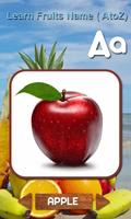 Learn Fruits Name ( AtoZ) ポスター