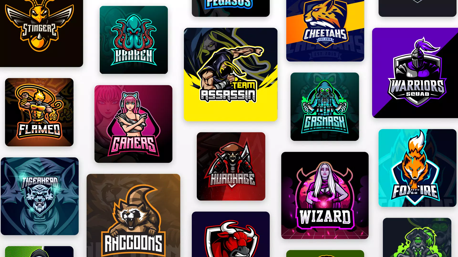 Esport gaming logo design 14385588 PNG