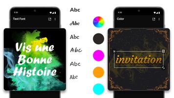 Fumée effet déco de texte capture d'écran 2