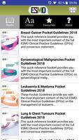ESMO Cancer Guidelines syot layar 2