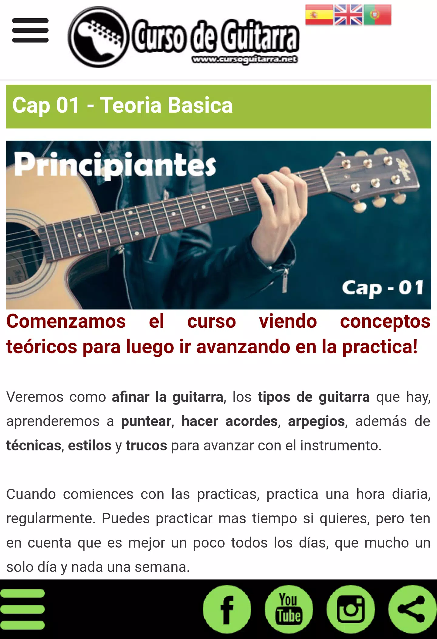 Curso de Guitarra Gratis for Android - APK Download
