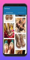 Foot/Feet Mehndi plakat