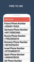 RECEIVE SMS FREE screenshot 1