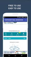 Temporary Mail Generator capture d'écran 1