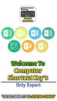 Computer shortcut key poster