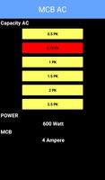 Calculator MCB & POWER AC (Air Conditioner) screenshot 2