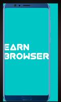 Earn browser (free earning app) plakat