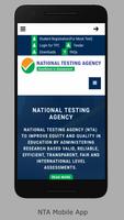 National Testing Agency - NTA Student poster