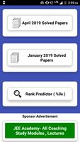 JEE Mains 2019 - Solved Papers And Rank Predictor Affiche