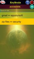 KeyBrain free (Passwords manager) screenshot 1