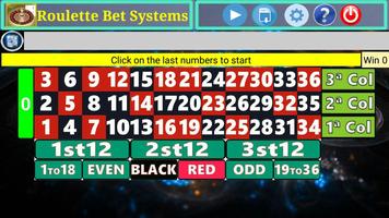 Roulette Bet Systems Affiche