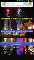 Videolist Livestream - Free Streaming App Affiche