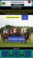 Horses Race Random App capture d'écran 1