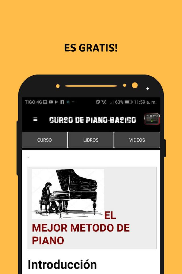 Aprender A Tocar Piano Curso De Piano Basico For Android Apk