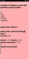 Pattern Java program More examples الملصق