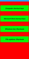 300+ shortcut keys computer постер