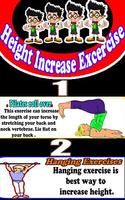 Height Increase Tips . Height Increase at any age poster