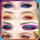 Eyes Makeup Step by Step .-icoon